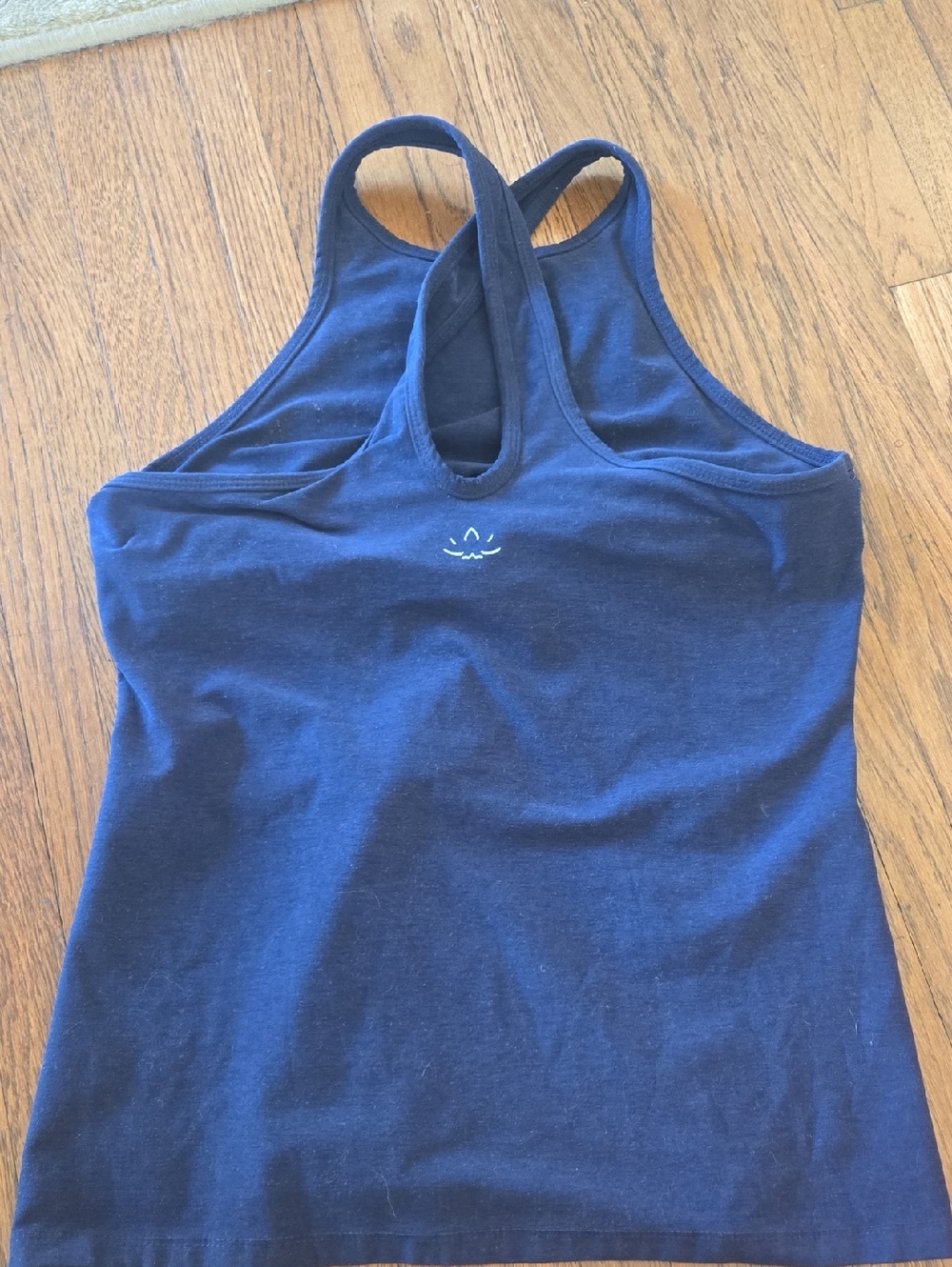Beyond Yoga Navy "Lock And Key" Tank